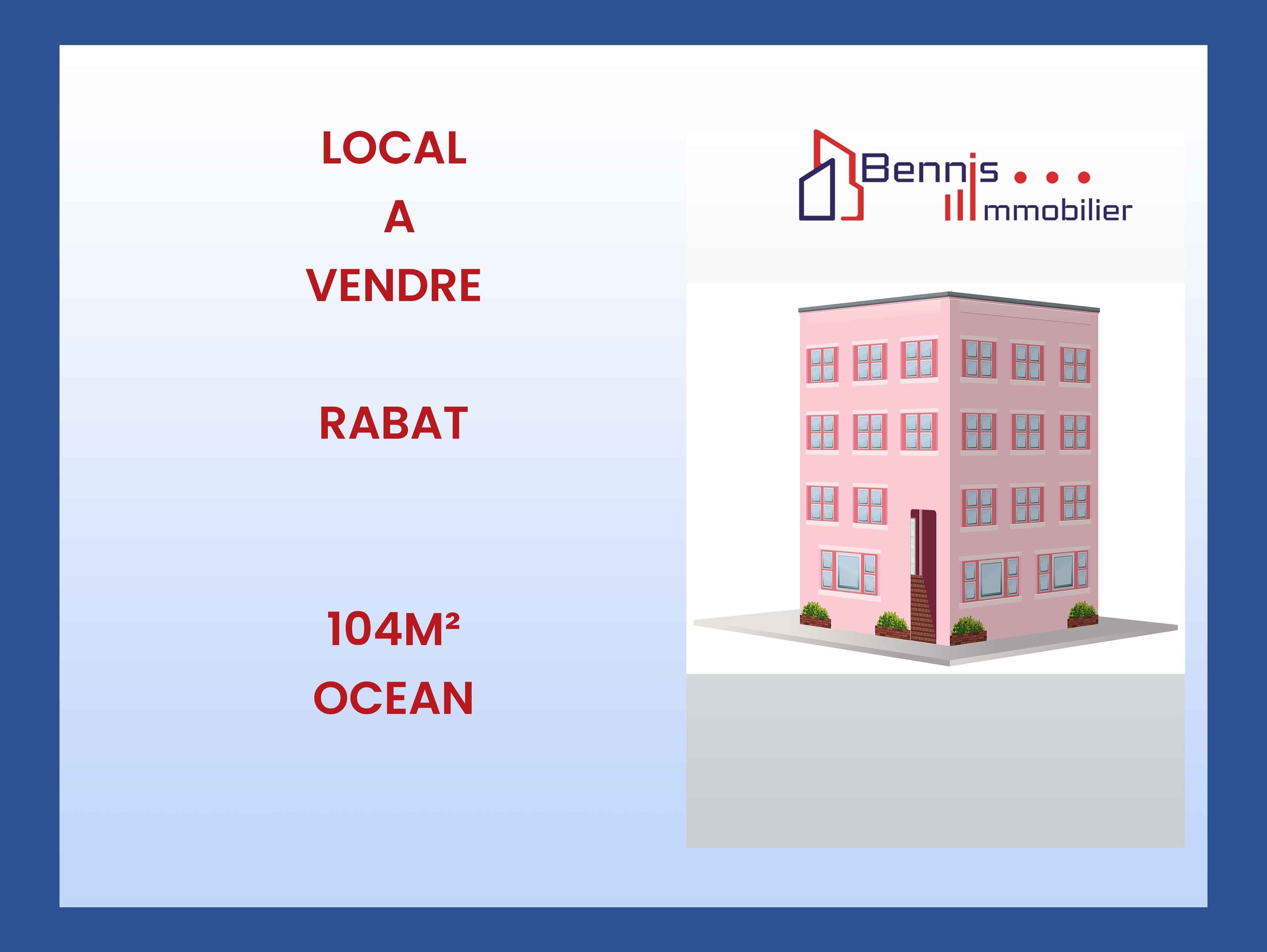 LOCAL COMMERCIAL EN VENTE